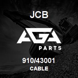 910/43001 JCB CABLE | AGA Parts