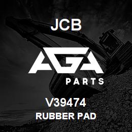 V39474 JCB Rubber Pad | AGA Parts