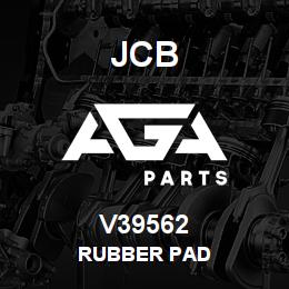 V39562 JCB Rubber Pad | AGA Parts