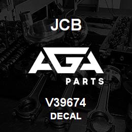 V39674 JCB DECAL | AGA Parts