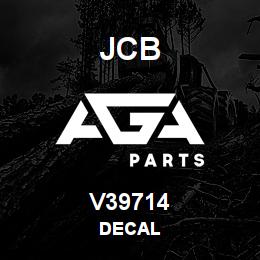 V39714 JCB DECAL | AGA Parts
