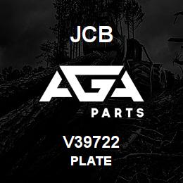 V39722 JCB PLATE | AGA Parts