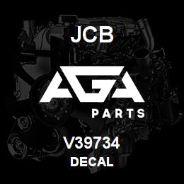V39734 JCB DECAL | AGA Parts