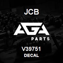 V39751 JCB DECAL | AGA Parts