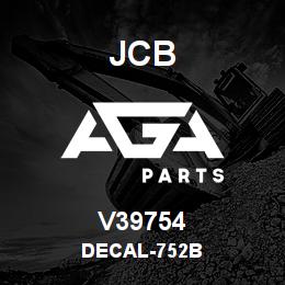 V39754 JCB DECAL-752B | AGA Parts