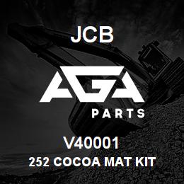 V40001 JCB 252 Cocoa Mat Kit | AGA Parts