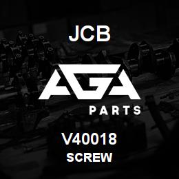 V40018 JCB SCREW | AGA Parts
