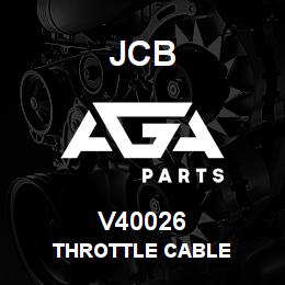 V40026 JCB THROTTLE CABLE | AGA Parts