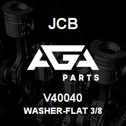 V40040 JCB WASHER-FLAT 3/8 | AGA Parts