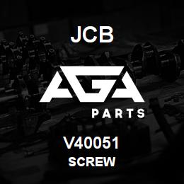 V40051 JCB SCREW | AGA Parts