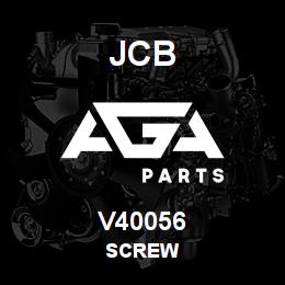 V40056 JCB SCREW | AGA Parts