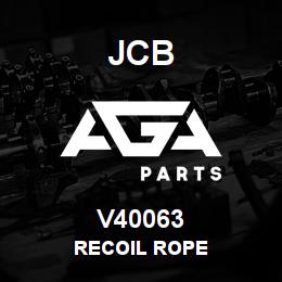 V40063 JCB Recoil Rope | AGA Parts