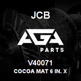 V40071 JCB COCOA MAT 6 IN. X | AGA Parts