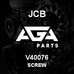 V40076 JCB SCREW | AGA Parts