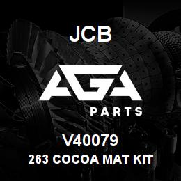 V40079 JCB 263 Cocoa Mat Kit | AGA Parts