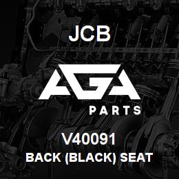 V40091 JCB Back (Black) Seat | AGA Parts