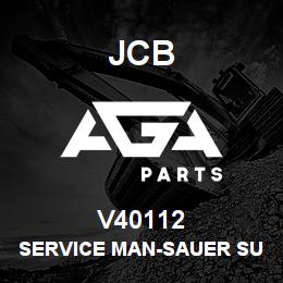 V40112 JCB SERVICE MAN-SAUER SUND. | AGA Parts