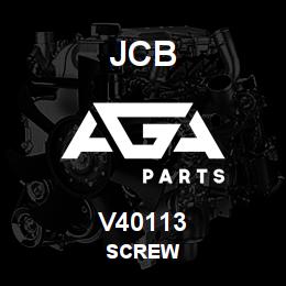 V40113 JCB SCREW | AGA Parts