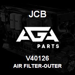 V40126 JCB AIR FILTER-OUTER | AGA Parts