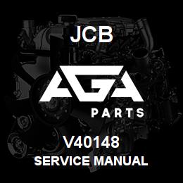 V40148 JCB SERVICE MANUAL | AGA Parts