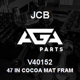 V40152 JCB 47 In Cocoa Mat Frame | AGA Parts