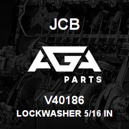 V40186 JCB LOCKWASHER 5/16 IN | AGA Parts