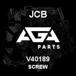 V40189 JCB SCREW | AGA Parts