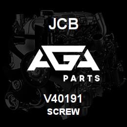 V40191 JCB SCREW | AGA Parts