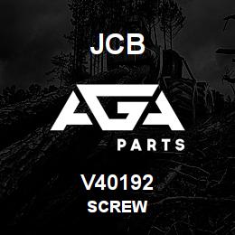 V40192 JCB SCREW | AGA Parts