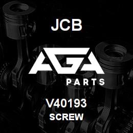 V40193 JCB SCREW | AGA Parts