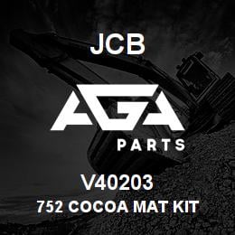 V40203 JCB 752 Cocoa Mat Kit | AGA Parts