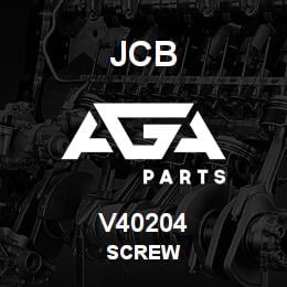 V40204 JCB SCREW | AGA Parts