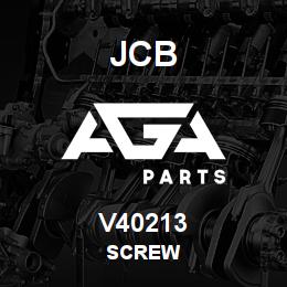 V40213 JCB SCREW | AGA Parts