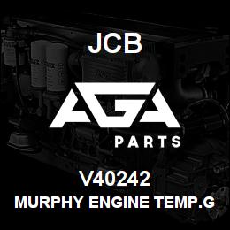 V40242 JCB Murphy Engine Temp.Gauge | AGA Parts