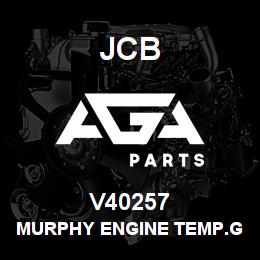 V40257 JCB Murphy Engine Temp.Gauge | AGA Parts