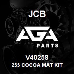V40258 JCB 255 Cocoa Mat Kit | AGA Parts