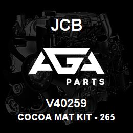 V40259 JCB COCOA MAT KIT - 265 | AGA Parts
