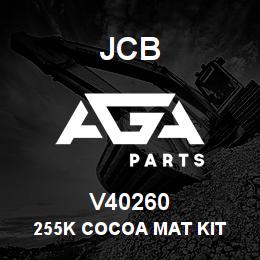 V40260 JCB 255K Cocoa Mat Kit | AGA Parts