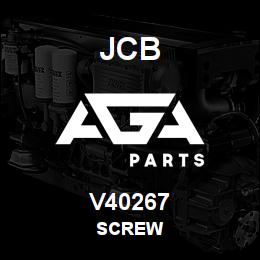 V40267 JCB SCREW | AGA Parts