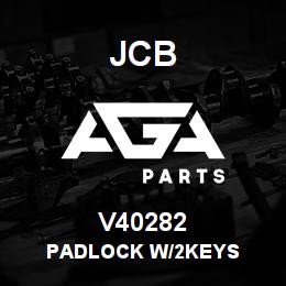 V40282 JCB PADLOCK W/2KEYS | AGA Parts