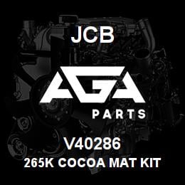 V40286 JCB 265K Cocoa Mat Kit | AGA Parts