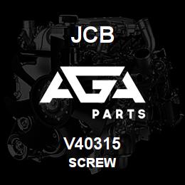 V40315 JCB SCREW | AGA Parts