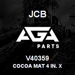 V40359 JCB COCOA MAT 4 IN. X | AGA Parts