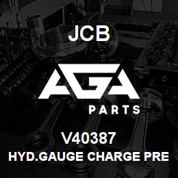 V40387 JCB Hyd.Gauge Charge Pressure | AGA Parts