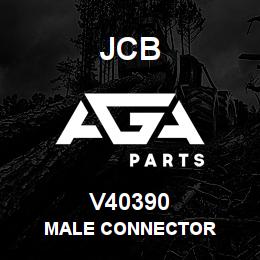 V40390 JCB MALE CONNECTOR | AGA Parts