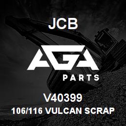 V40399 JCB 106/116 Vulcan Scraper Kt | AGA Parts
