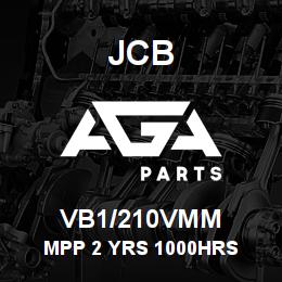 VB1/210VMM JCB MPP 2 YRS 1000HRS | AGA Parts