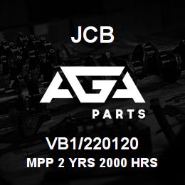 VB1/220120 JCB MPP 2 YRS 2000 HRS | AGA Parts