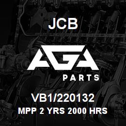 VB1/220132 JCB MPP 2 YRS 2000 HRS | AGA Parts
