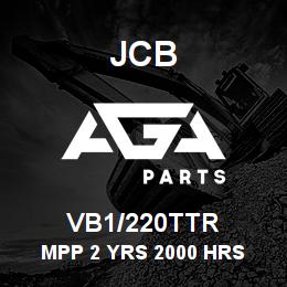 VB1/220TTR JCB MPP 2 YRS 2000 HRS | AGA Parts